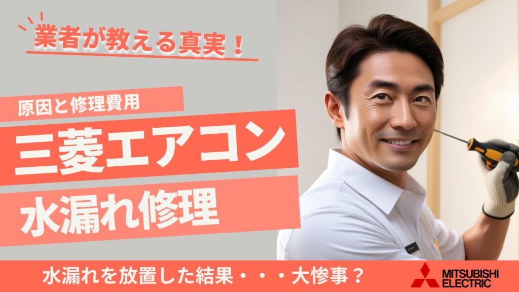 三菱エアコン水漏れ
