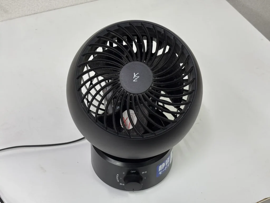 サーキュレーターで室内の空気を均等にする